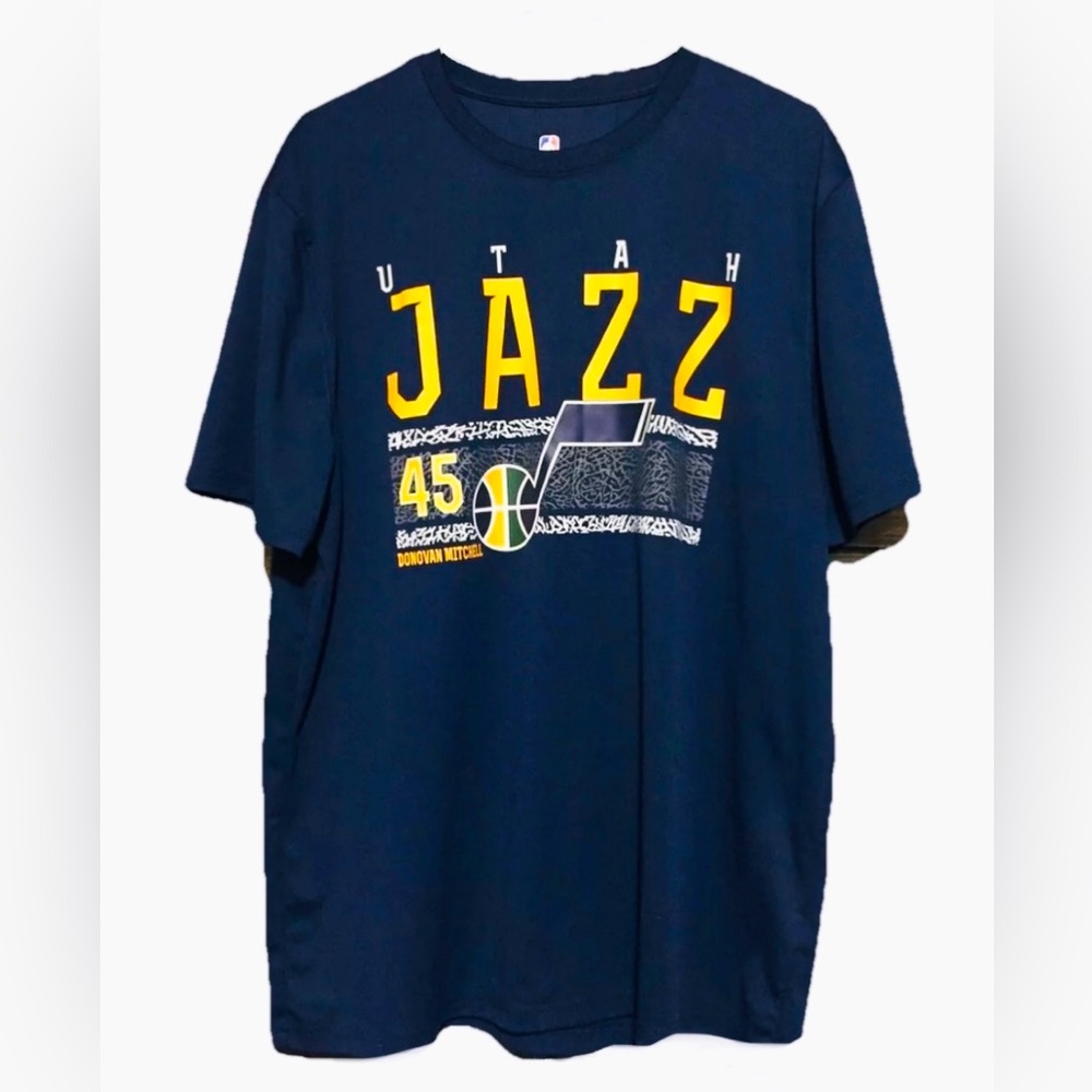 DONOVAN MITCHELL #45 Utah Jazz NBA Dri Fit Short Sleeve Jersey Shirt Size XL